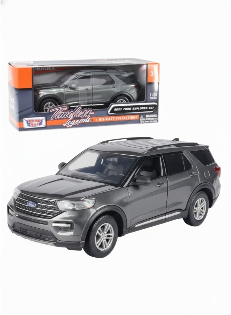 موتورماكس لعبة سيارة فورد إكسبلورر SUV مصبوبة بمقياس 1:24 للأطفال وهواة الجمع - Image 4